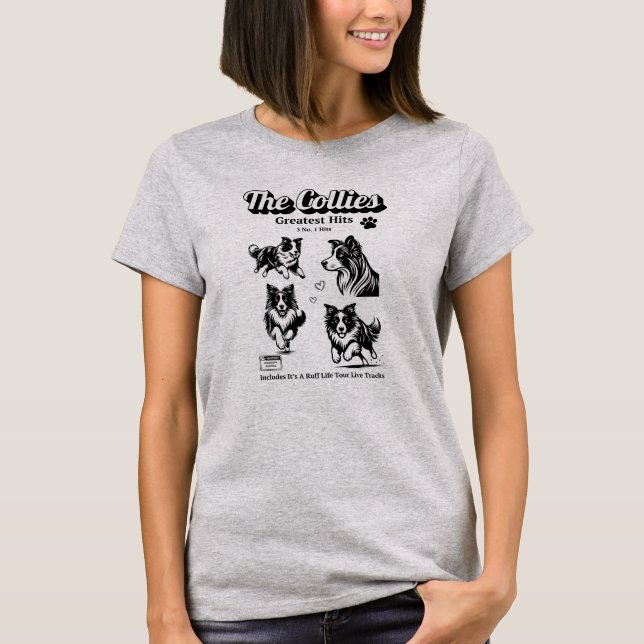 The Collies album cover dog lover collies T-Shirt (Front)
