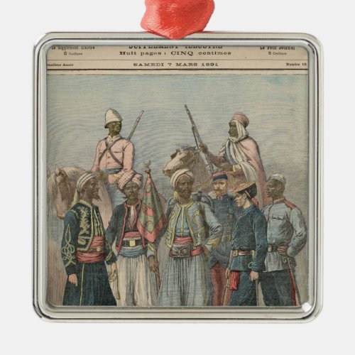 The Colonial Army Metal Ornament