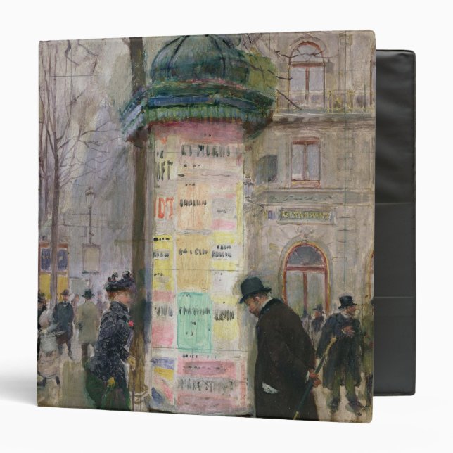 The Colonne Morris, c.1885 3 Ring Binder (Front/Inside)