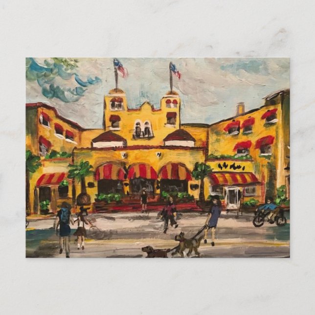 "The Colony Hotel at Delray Beach, Florida" Card (Front)