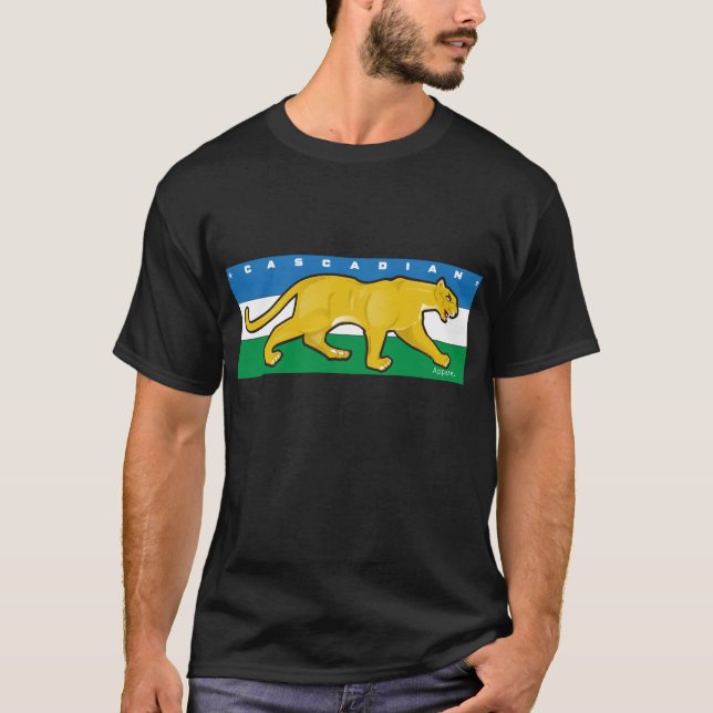 The "Color me Cascadian" T-Shirt (Front)