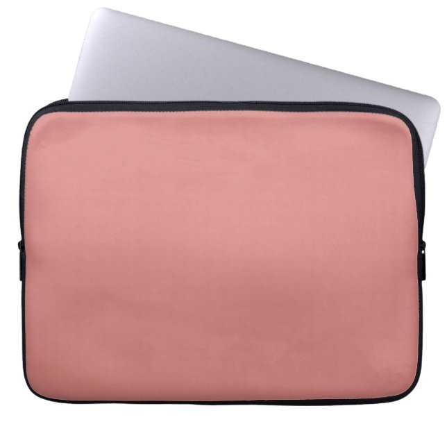 The color new york pink laptop sleeve (Front)