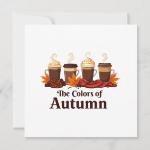 The color of autumn Pumpkin Spice Coffee Fall Announcement