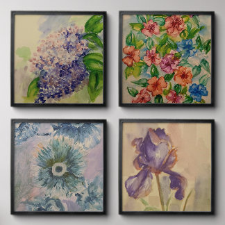 The Color of blue Peel And Stick Photo Tile