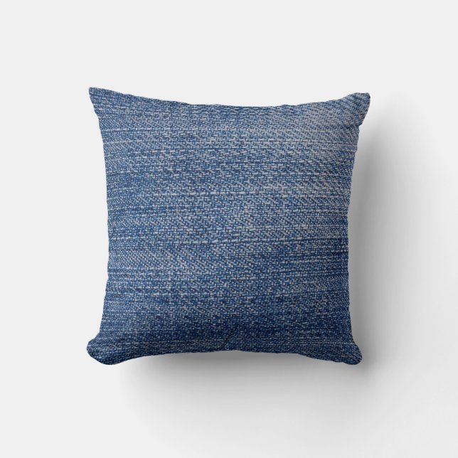 The Color of Denim Pillow (Front)