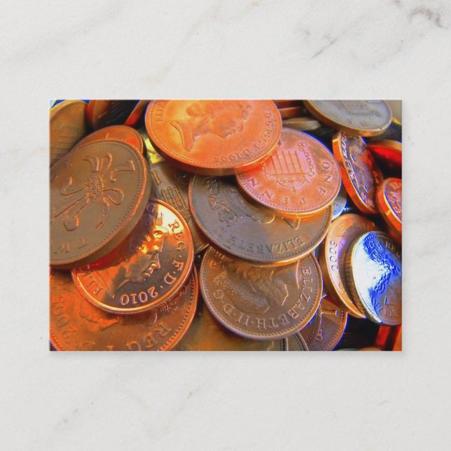 The Color of Money Business Card (Front)