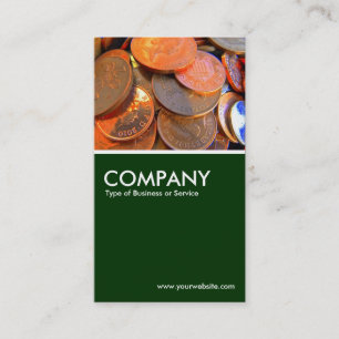 The Color of Money - Dark Green Business Card