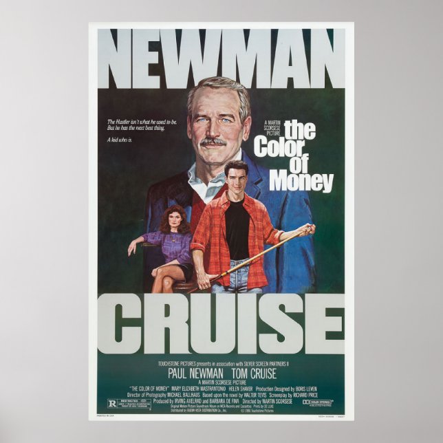 The Color of Money movie poster (Front)