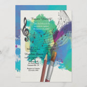 The Color of Music Invitation (Front/Back)