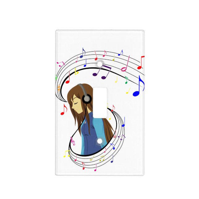 The Color of Music Light Switch Cover (Front)