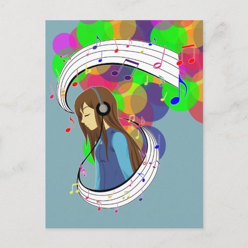 The Color of Music Postcard