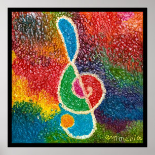 the color of music poster