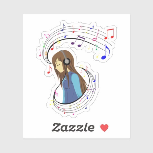 The Color of Music Sticker (Sheet)