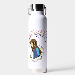 The Color of Music Water Bottle