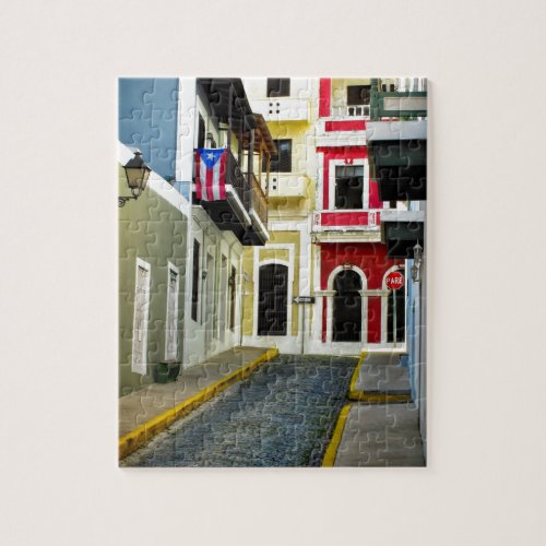 the color of old San Juan Puerto Rico Jigsaw Puzzle