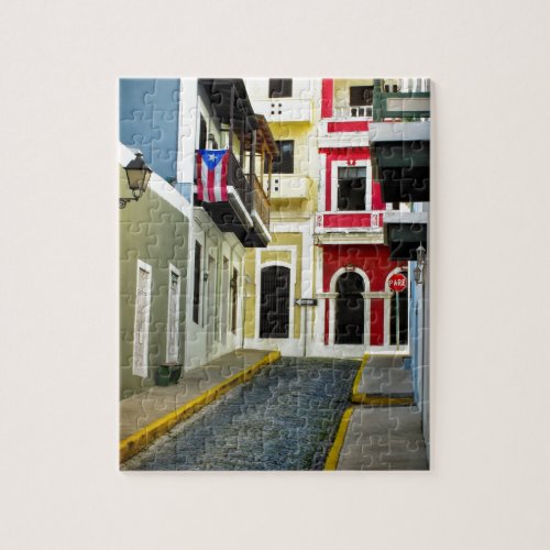 The color of old San Juan Puerto Rico Jigsaw Puzzle