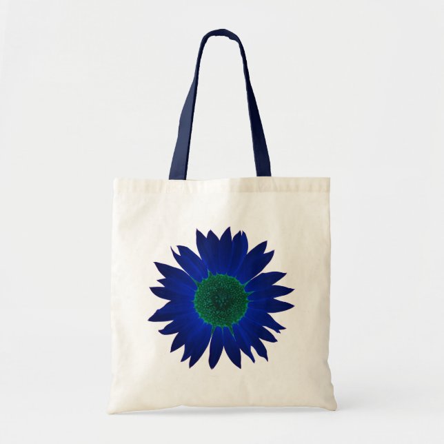 The Color of Sunflowers Tote Bag - Blue (Front)