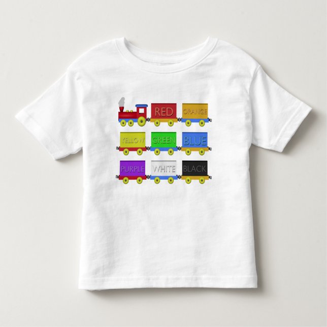 The Color Train Toddler T-shirt (Front)