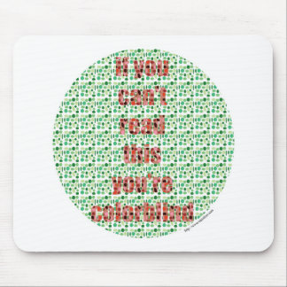 The Colorblind test Mouse Pad