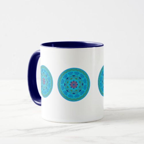 The Colored and Designed Round Circle Mug