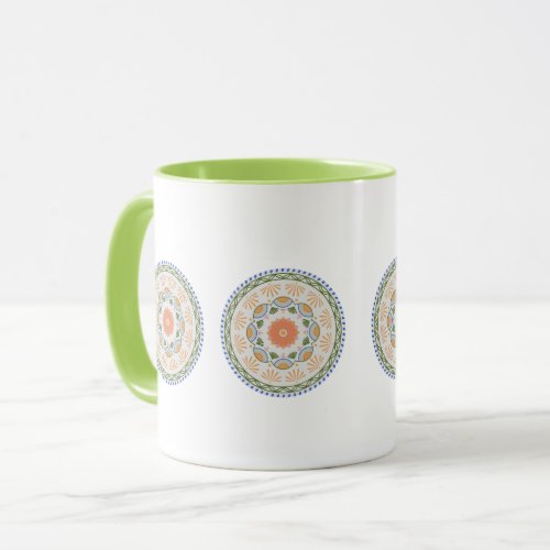 The Colored and Designed Round Circle Mug