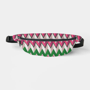 “The Colorful Accordion Look” Print Fanny Pack