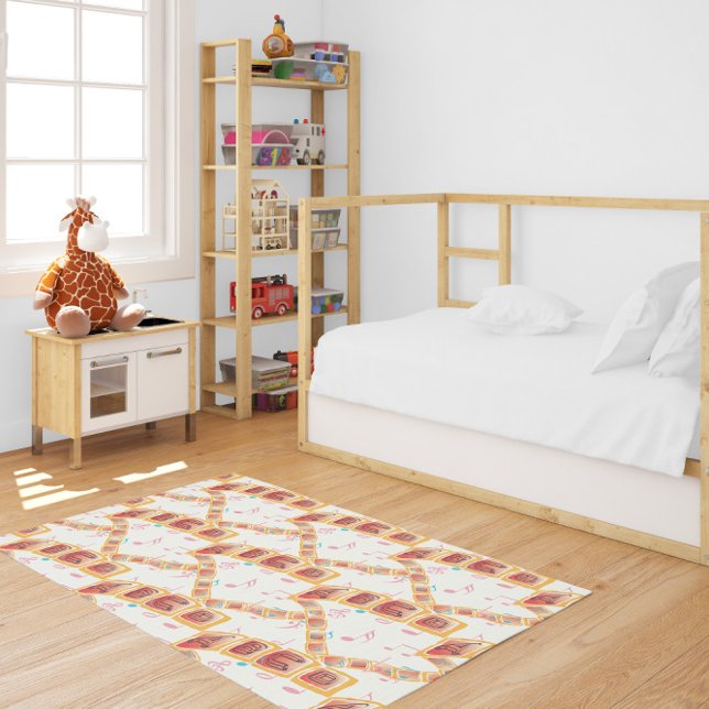 The Colorful Alphabet Nursery Bedroom Rug (Creator Uploaded)