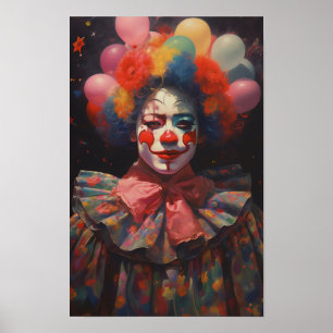 The Colorful and Happy Clown Poster