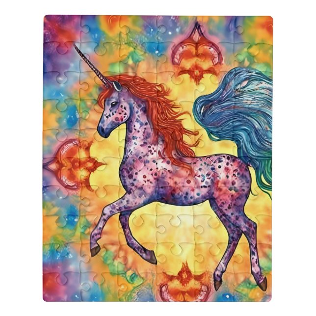 The Colorful Appaloosa Unicorn Jigsaw Puzzle (Puzzle Vertical)