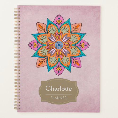 The Colorful Circle of India A Decorative Mandala Planner