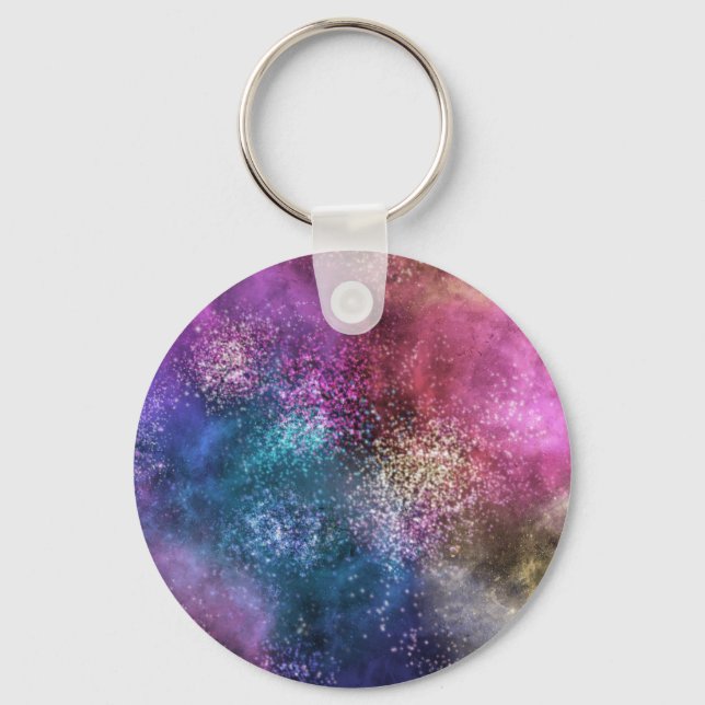 The Colorful Galaxy Keychain (Front)