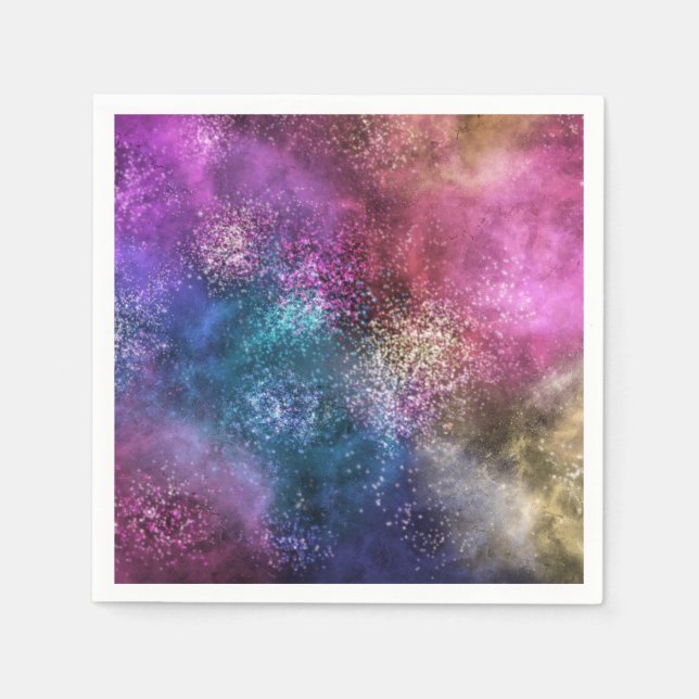 The Colorful Galaxy Napkins (Front)