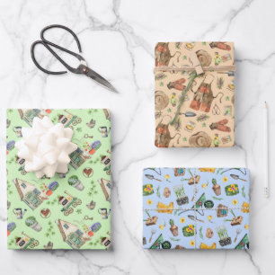The Colorful Gardener's Life Wrapping Paper Sheets