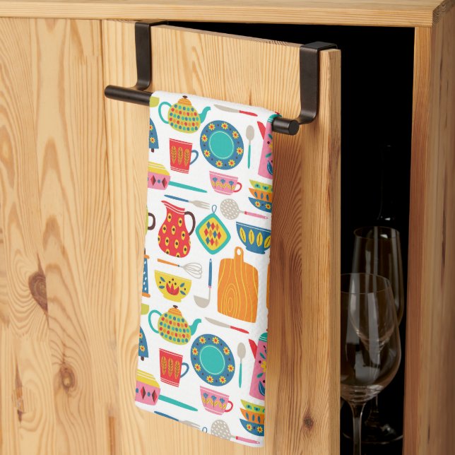 The Colorful Kitchen  Towel (Thirds Fold)