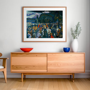 The Colorful Life Kandinsky Framed Art