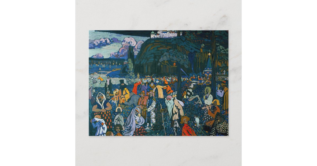 The Colorful Life | Kandinsky Postcard | Zazzle