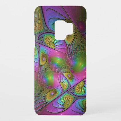 The Colorful Luminous Modern Abstract Fractal Art Case-Mate Samsung Galaxy S9 Case