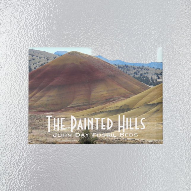 The Colorful Painted Hills Landscape Magnet (In Situ Fridge)