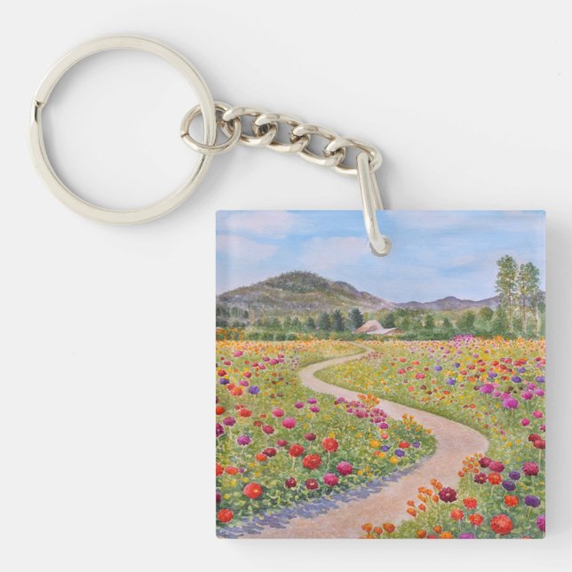 The Colorful Path Keychain (Front)