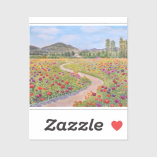 The Colorful Path Sticker