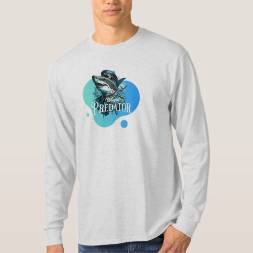 The Colorful Winged Predator Long Sleeve T_Shirt