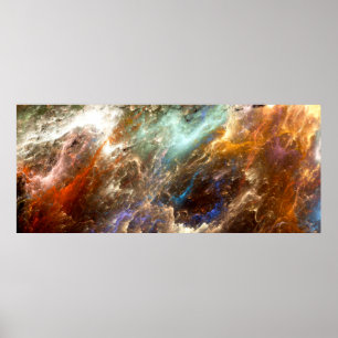 The colors in the series, Fancy paint. Background Poster