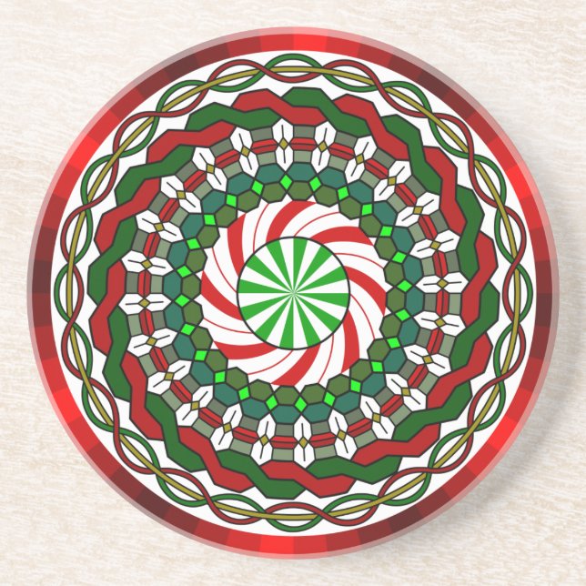 The Colors of Christmas Coaster (Front)