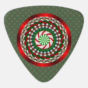 The Colors of Christmas Guitar Pick
