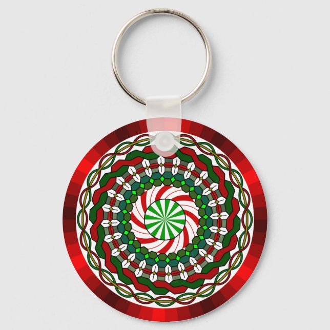 The Colors of Christmas Keychain (Front)