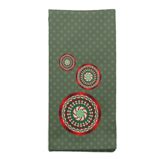 The Colors of Christmas Napkin (Folded)