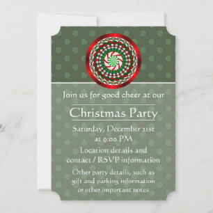The Colors of Christmas Party Invitation