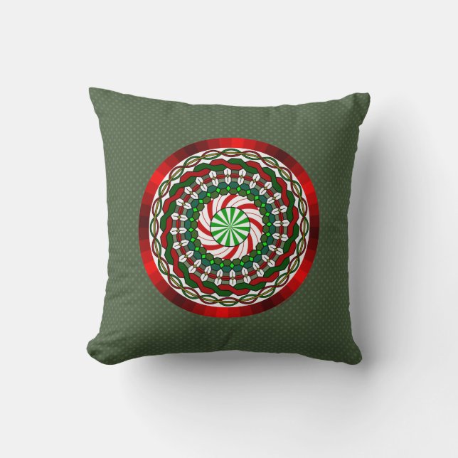 The Colors of Christmas Pillow (Front)