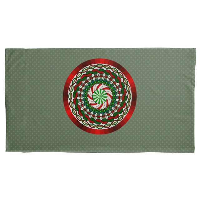 The Colors of Christmas Pillowcase (Front)