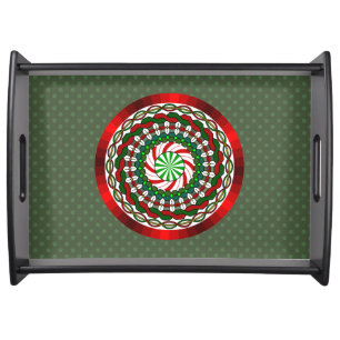 The Colors of Christmas Serving Tray